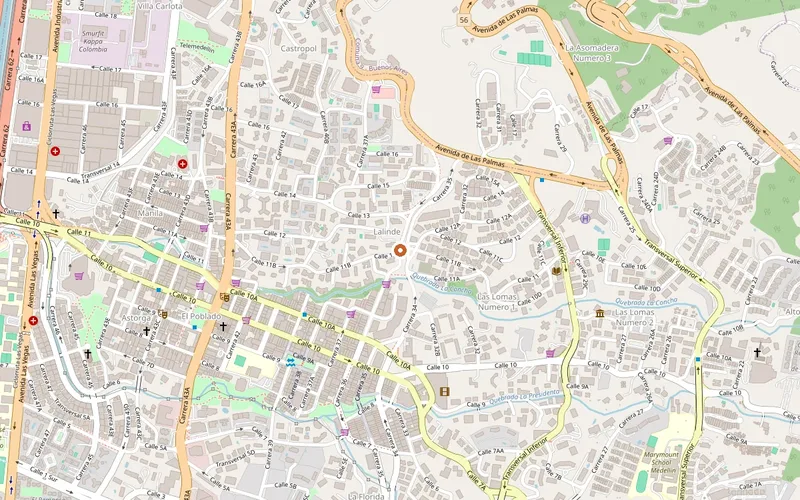 Mapa de la ubicación de Café Alto de la Montaña